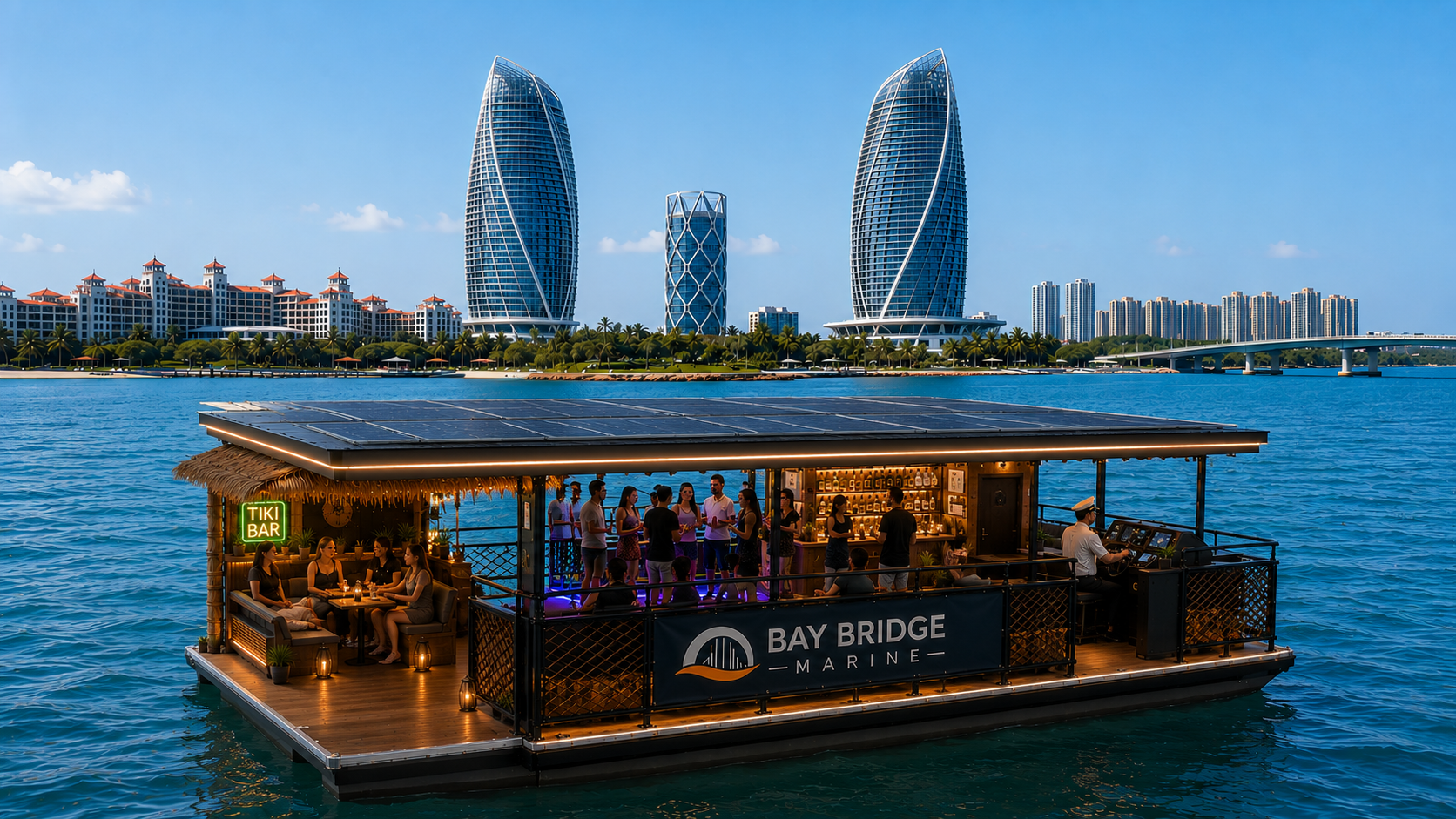 Floating Tiki Bar